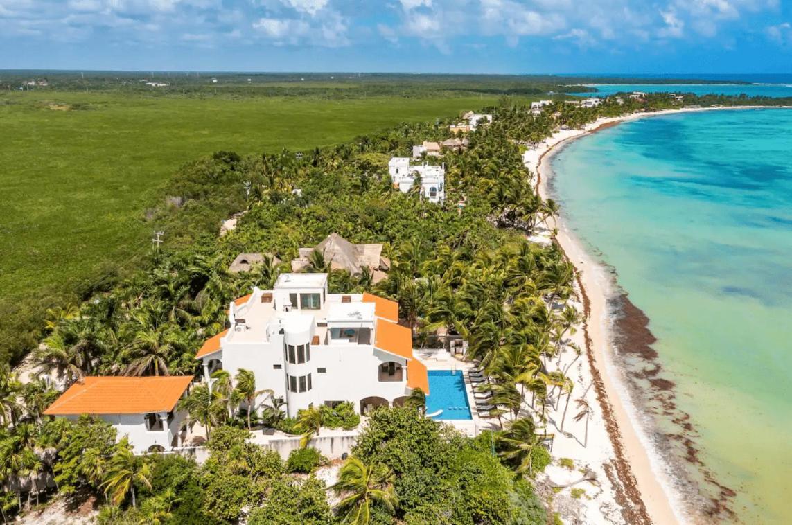 Beachfront Hacienda Soliman Bay By Tripintravel Villa Tulum Exterior photo