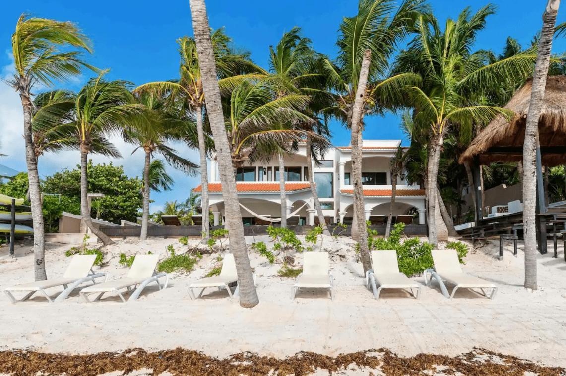 Beachfront Hacienda Soliman Bay By Tripintravel Villa Tulum Exterior photo